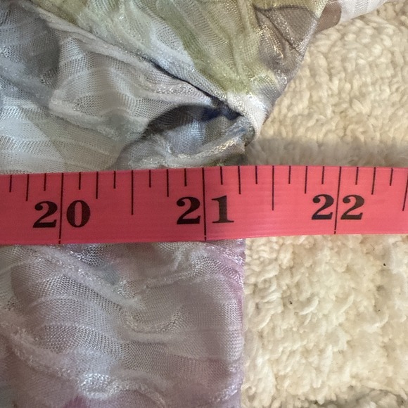 Alfred Dunner Womens Med 3/4 Sleeve Floral Blouse Dainty Fairy Career Feminine - Picture 8 of 11